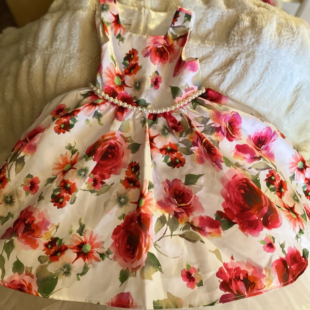 Couture princess floral dress size 5T